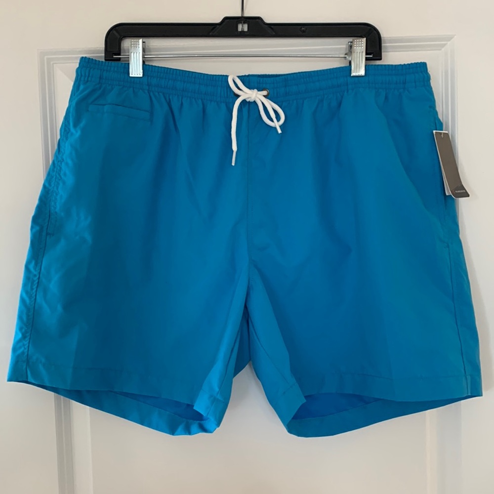 Mens XL Aqua Blue Franklin Fox San O Short Bathing Suit NWT